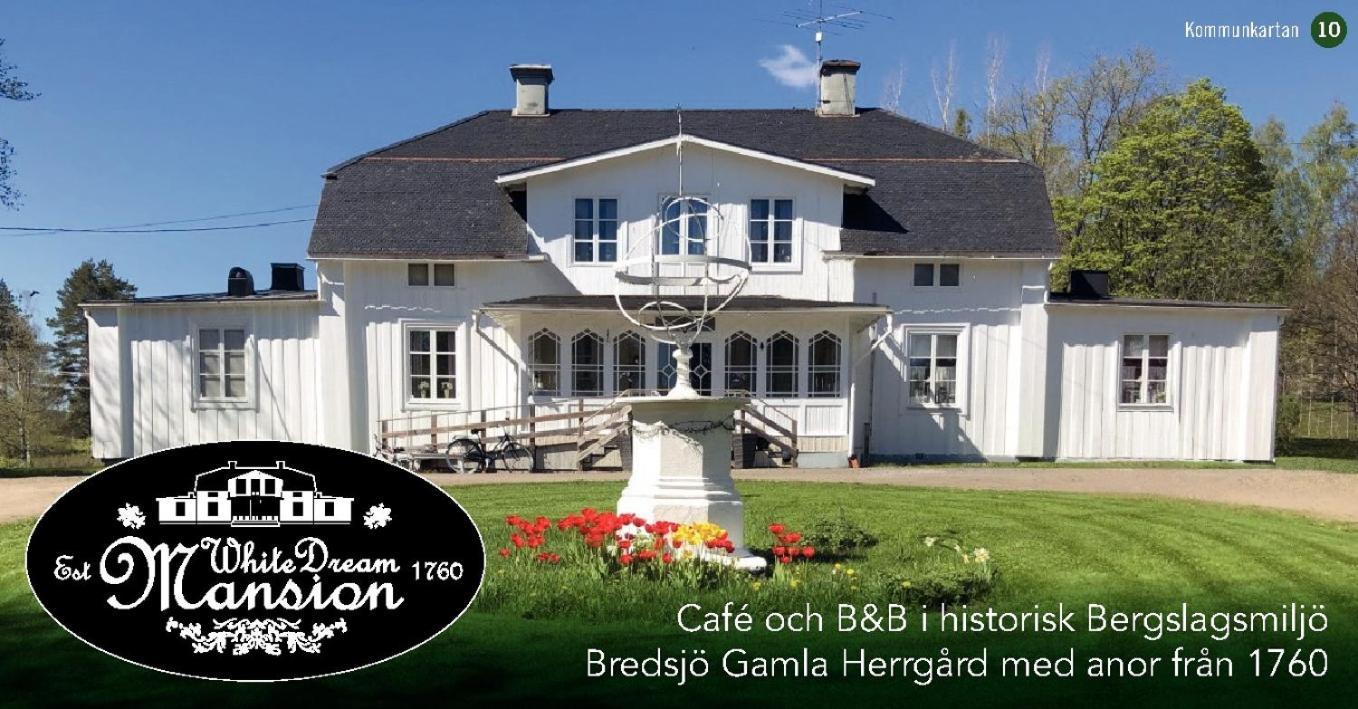 Bredsjoe Gamla Herrgard White Dream Mansion Hällefors Esterno foto